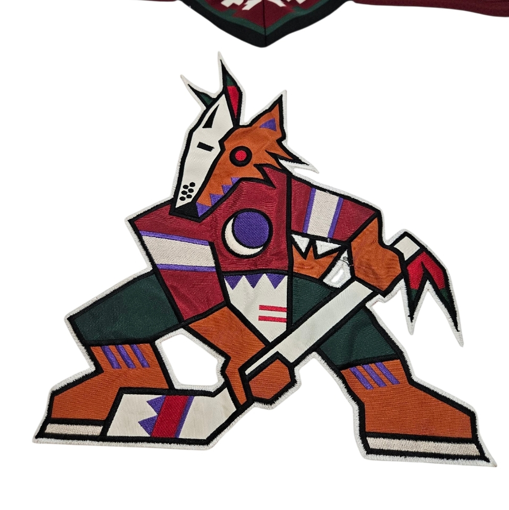 Vintage 1990s Starter Phoenix Coyotes Jeremy Roenick Kachina Jersey – Size L - Picture 3 of 10